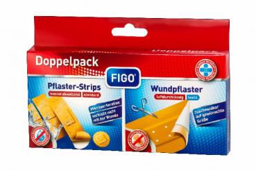 Doppelpack Strips + Wundpflaster