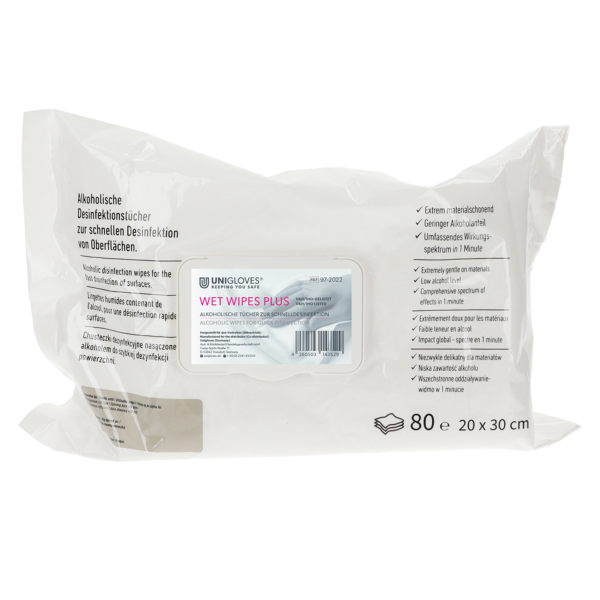 Unigloves® Wet Wipes Plus